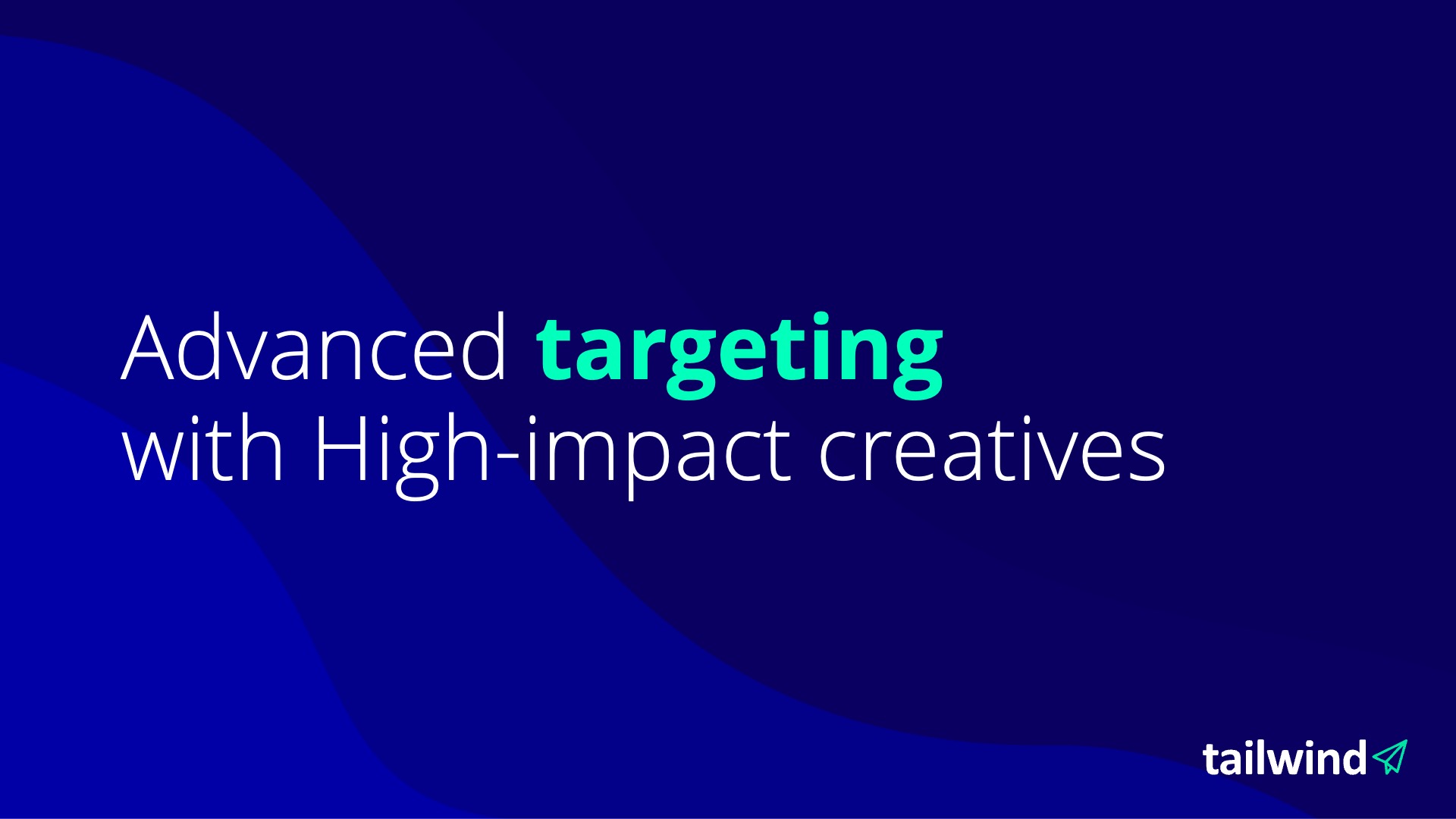 Tailwind EMEA PowerPoint template — Section opener